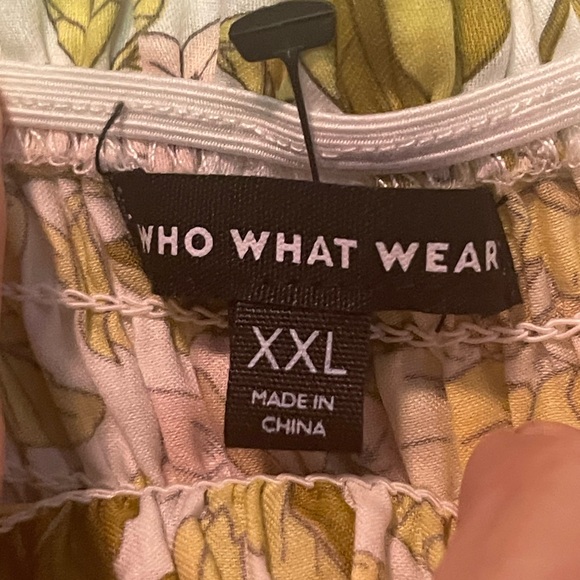 NWOT Who What Wear Pheasant Style Tunic Top Sz XXL - Picture 8 of 8